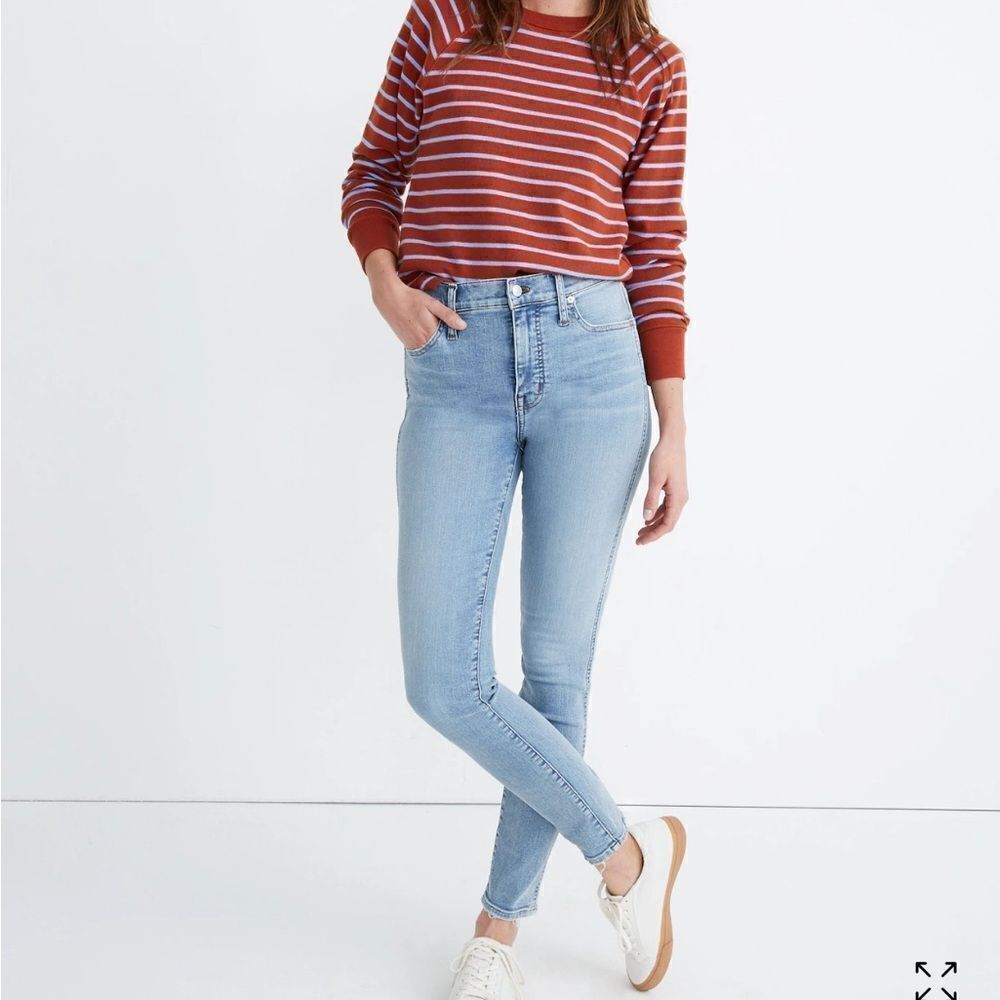 Madewell 10” high rise skinny jeans